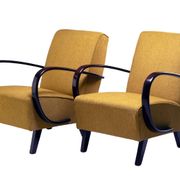 Pair of Armchairs H-227, Jindřich Halabala, 1930s