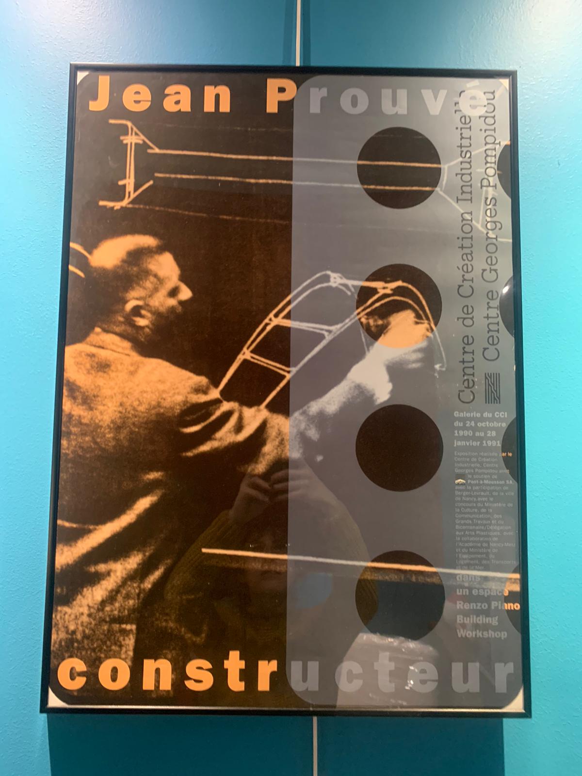Poster "Jean Prouvé constructor"