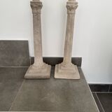 Stone candlesticks