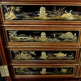 Chinese Cabinet in Lacquered Wood and Painted Wood – Early 20th Century