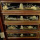Cabinet chinois en bois laqué et bois peint – début XXème