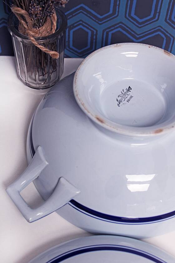 Sarreguemines soup tureen