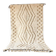 Handmade pure wool traditional white rug size 2/3 m