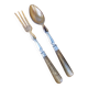 Silver-plated salad servers