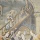 French wall tapestry Gobelin Tapestry "Jolly Men" "After Rembrandt"