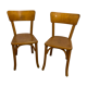 Baumann Pair of authentic chairs bistro chair Parisian furniture
