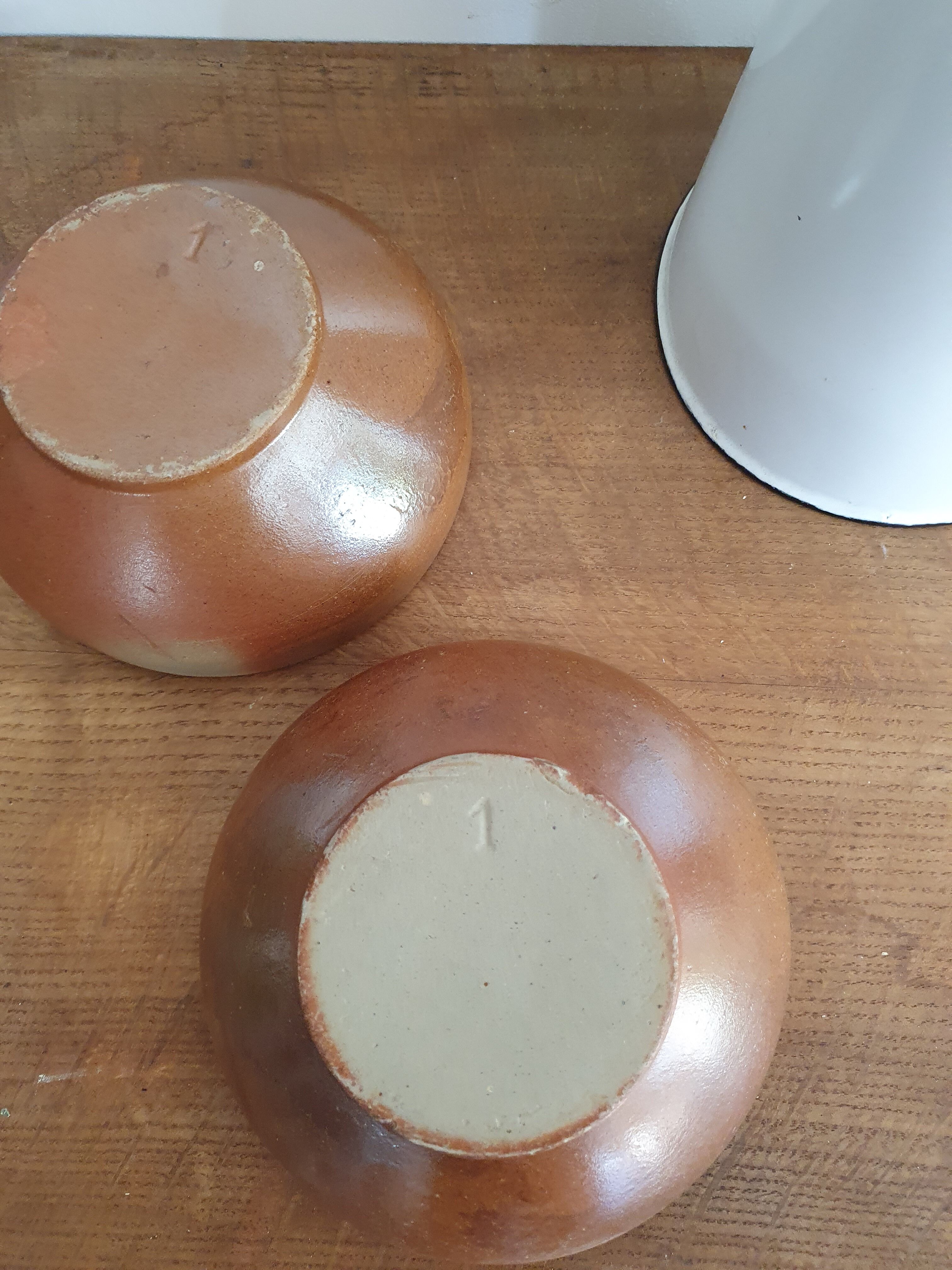 Duo de bols en grès