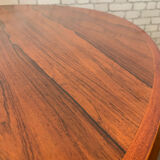 Extendable round table in rosewood 1960