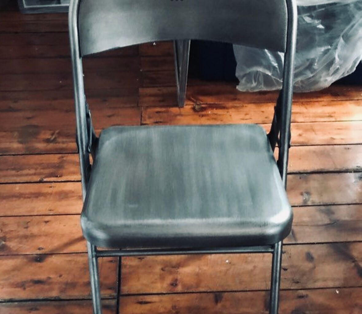 Folding chairs metal stainless steel color