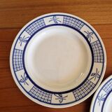 Lot De 8 Assiettes À Dessert Manufacture De Gien Modèle Garches