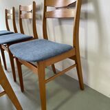 Ensemble de chaises vintage danoises