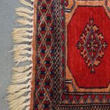 Hand-Knotted Square Rug – 63x61 cm