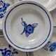 Set of 6 mismatched hollow plates Digoin Sarreguemines and Saint-Amand