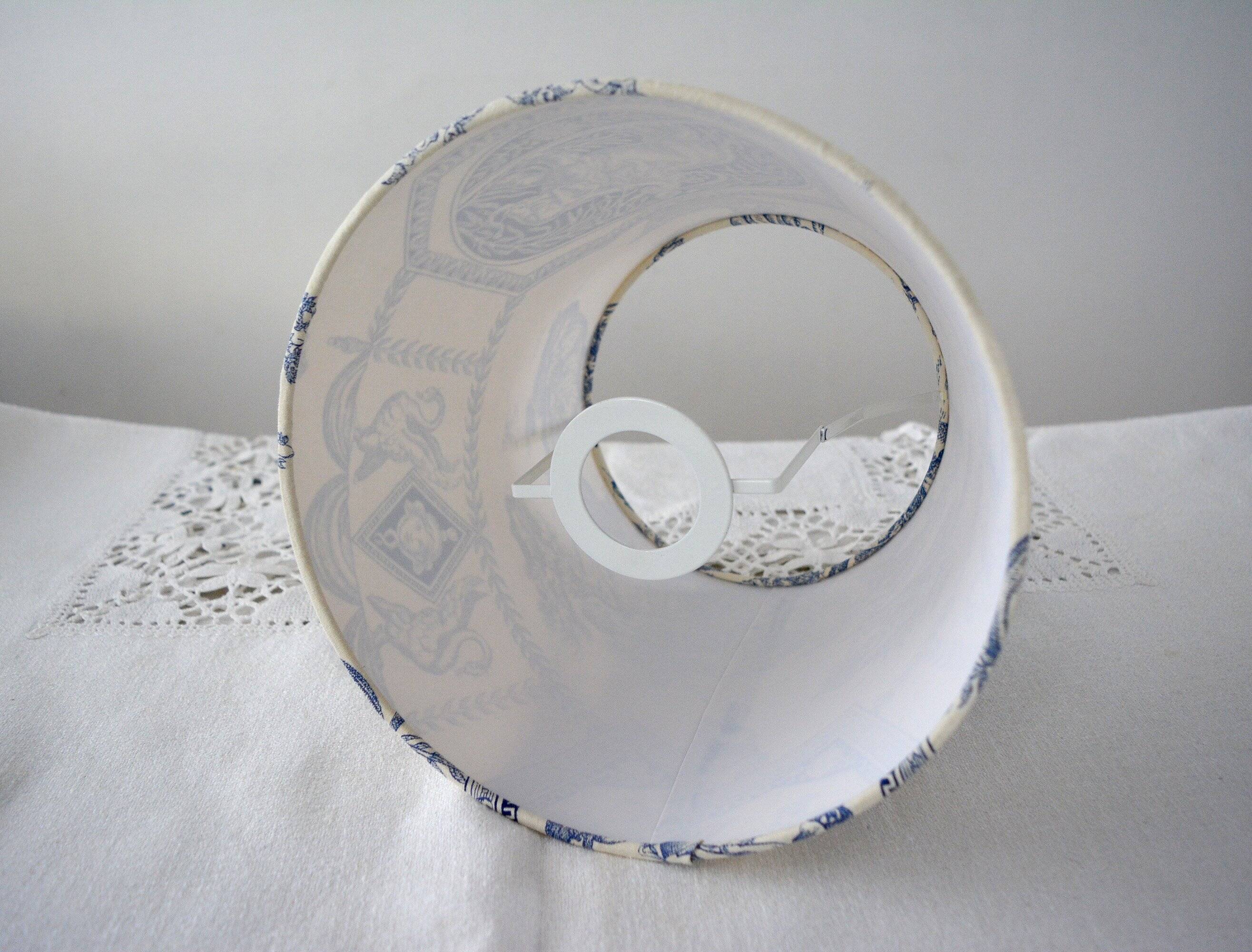 Blue toile de jouy lampshade