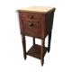 Walnut bedside table