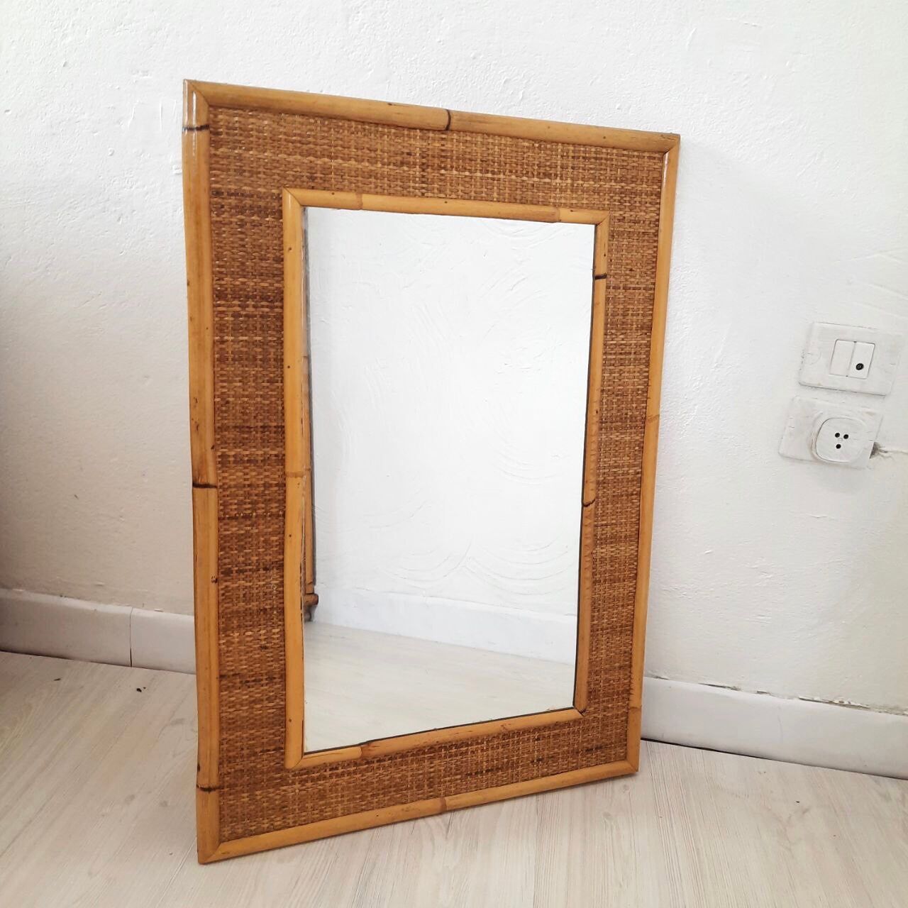 Vintage bamboo bedroom, Dal vera, wicker