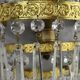 Pair of vintage stamps lamps