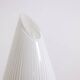 Conical Murano glass lamp with white striped patterns. 1970s.