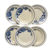 set de 6 assiettes à dessert SOLEA Moulins des Loups