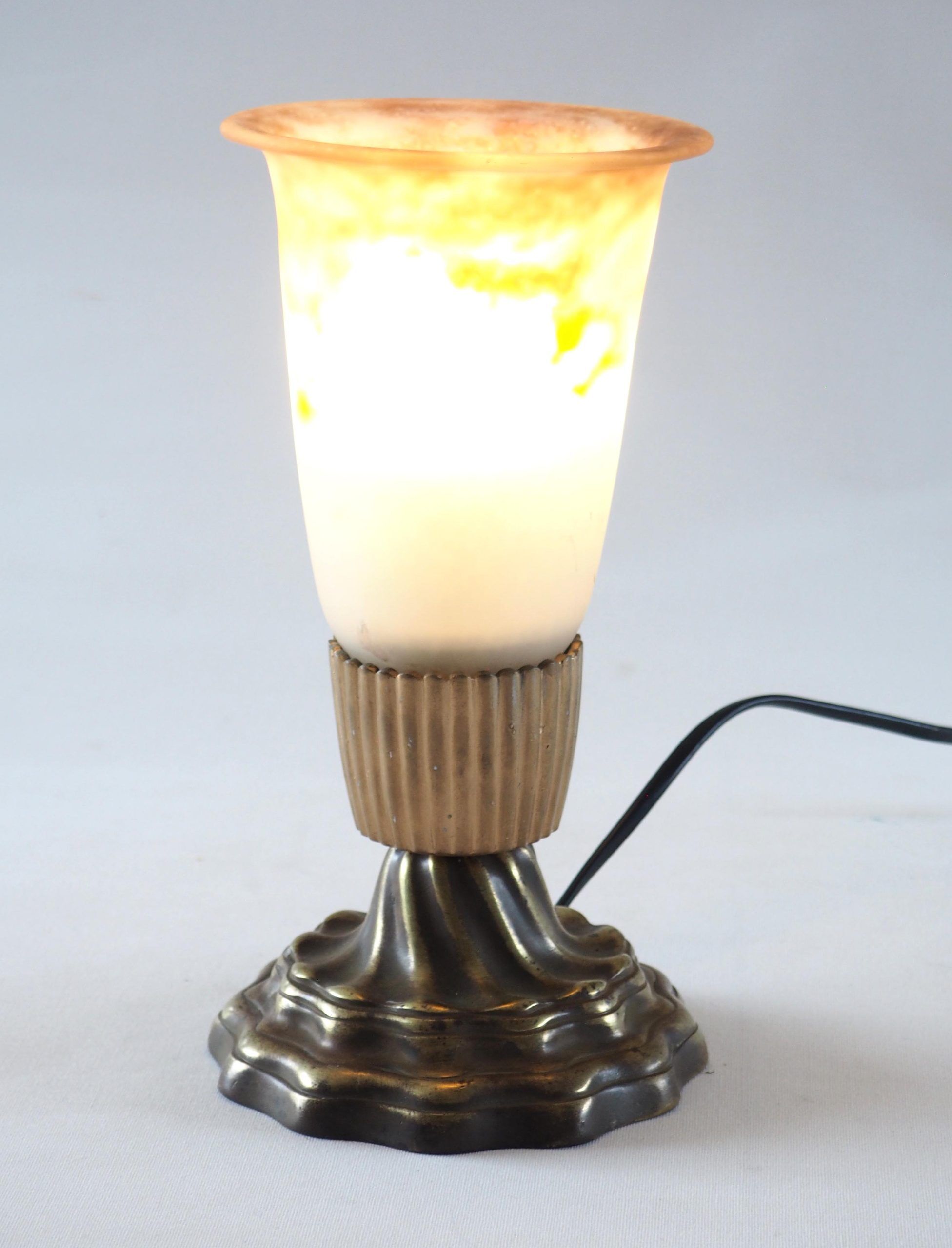 Muller brothers glass paste lamp