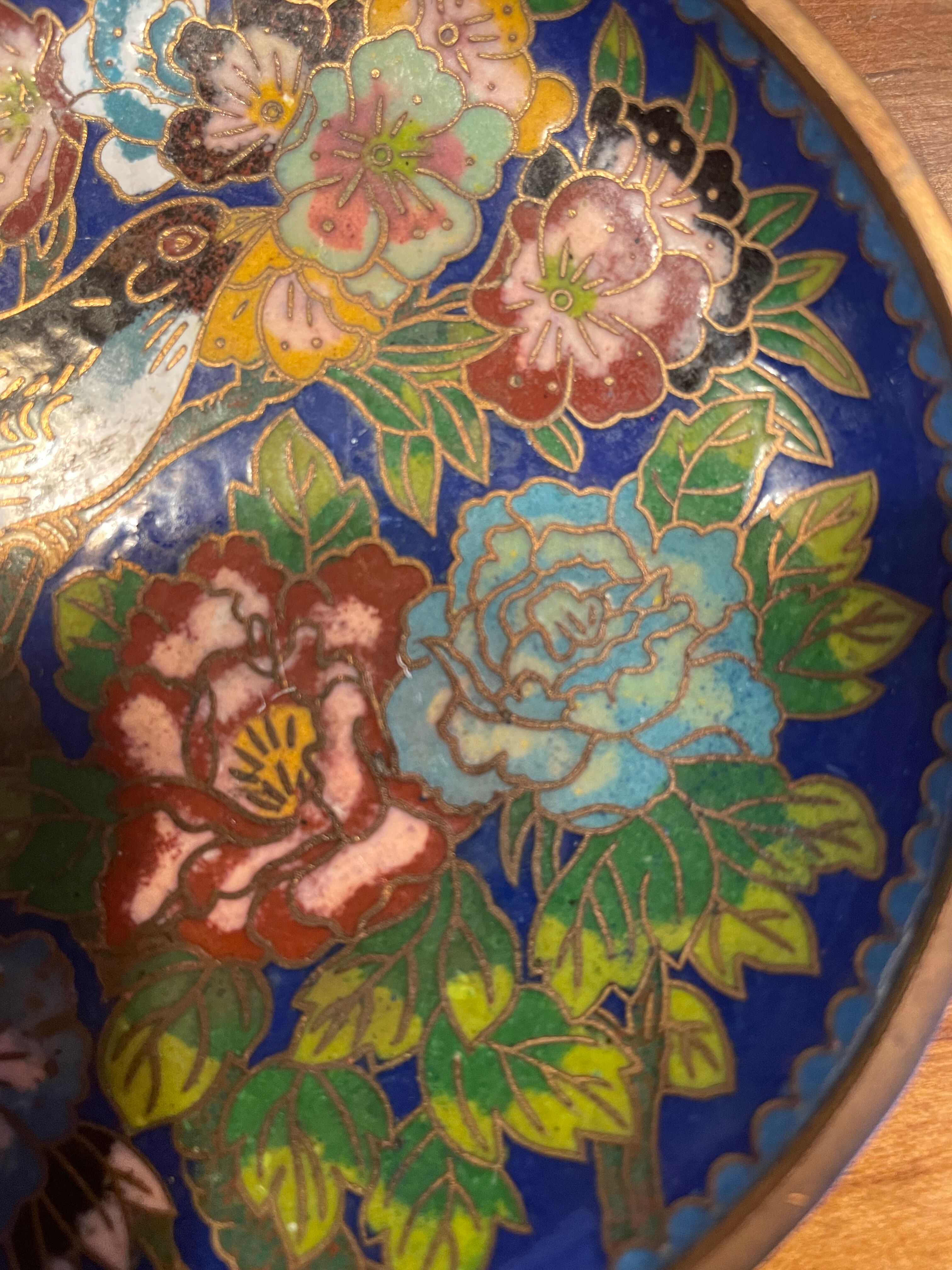 Cloisonné enamel cup