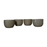Set of 4 bowls Sandstone of the manor