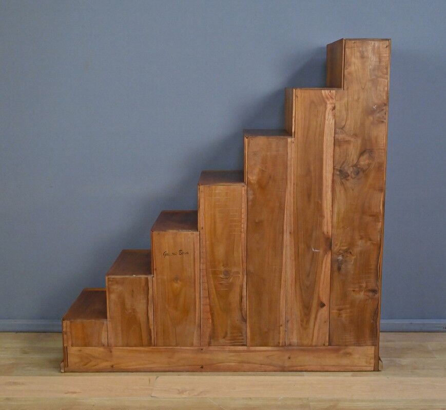 Kaidan Tansu staircase furniture in teak – 2nd part 20th century
