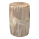 Small beige-grey petrified wood side table H28 D18 - 3325