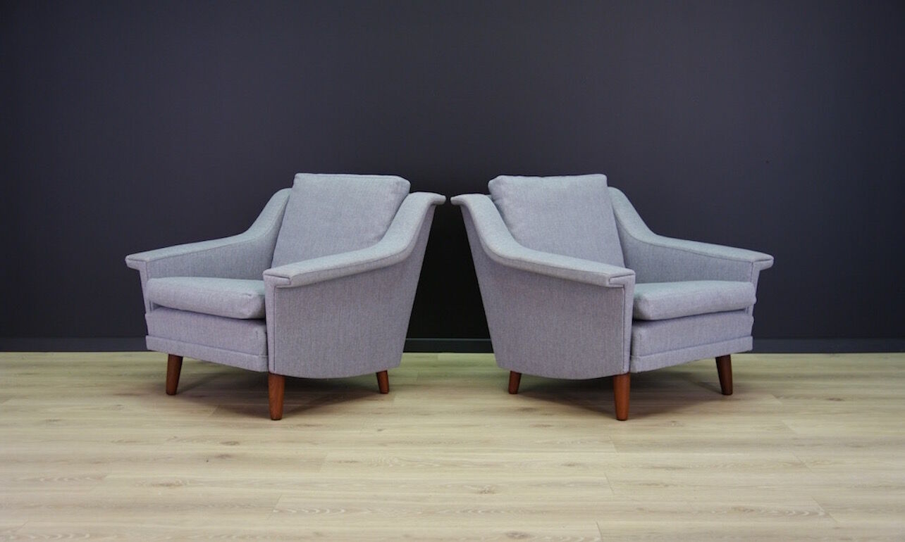 Grey armchair, Danish design, 1960s, production: Denmark