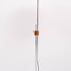 Mid Century Adjustable Chrome Walnut Floor Lamp by Hans Eichenberger 1950s