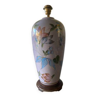 Grand pied de lampe signé Louis drimmer