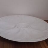 8 Pillivuyt oyster plates - 22.5c, porcelain