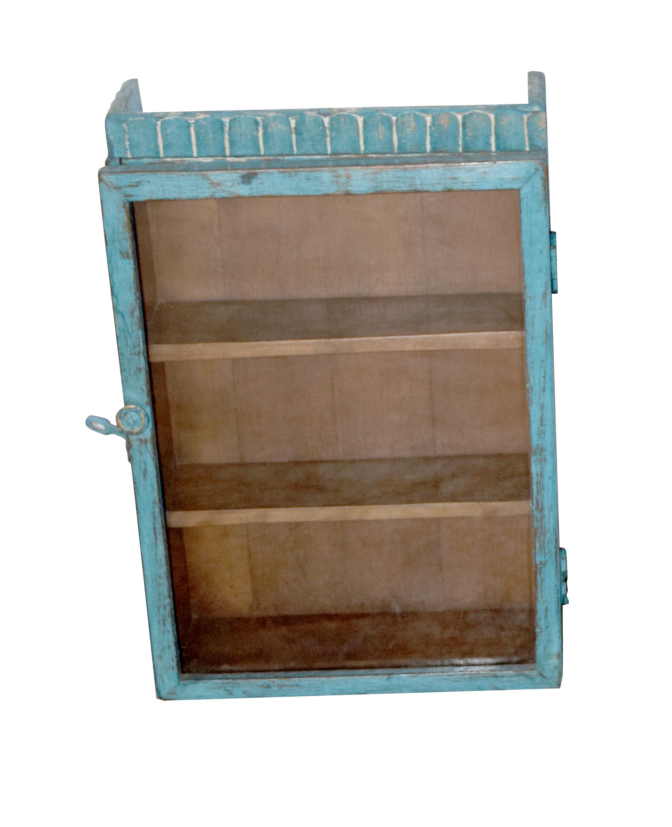 Showcase - teak wall shelf