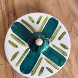 Hand-painted glazed ceramic box