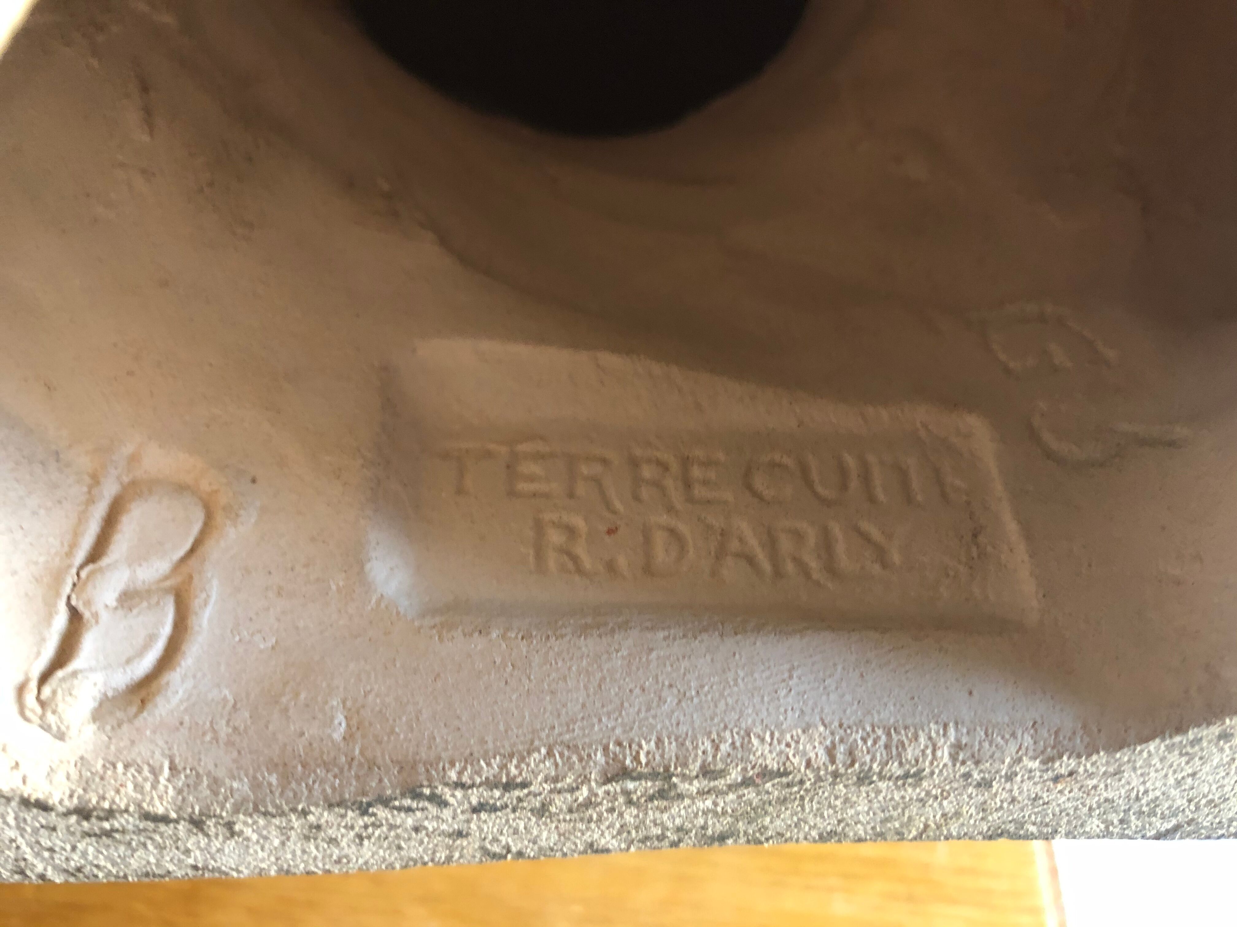 D'arly r. terracotta bust