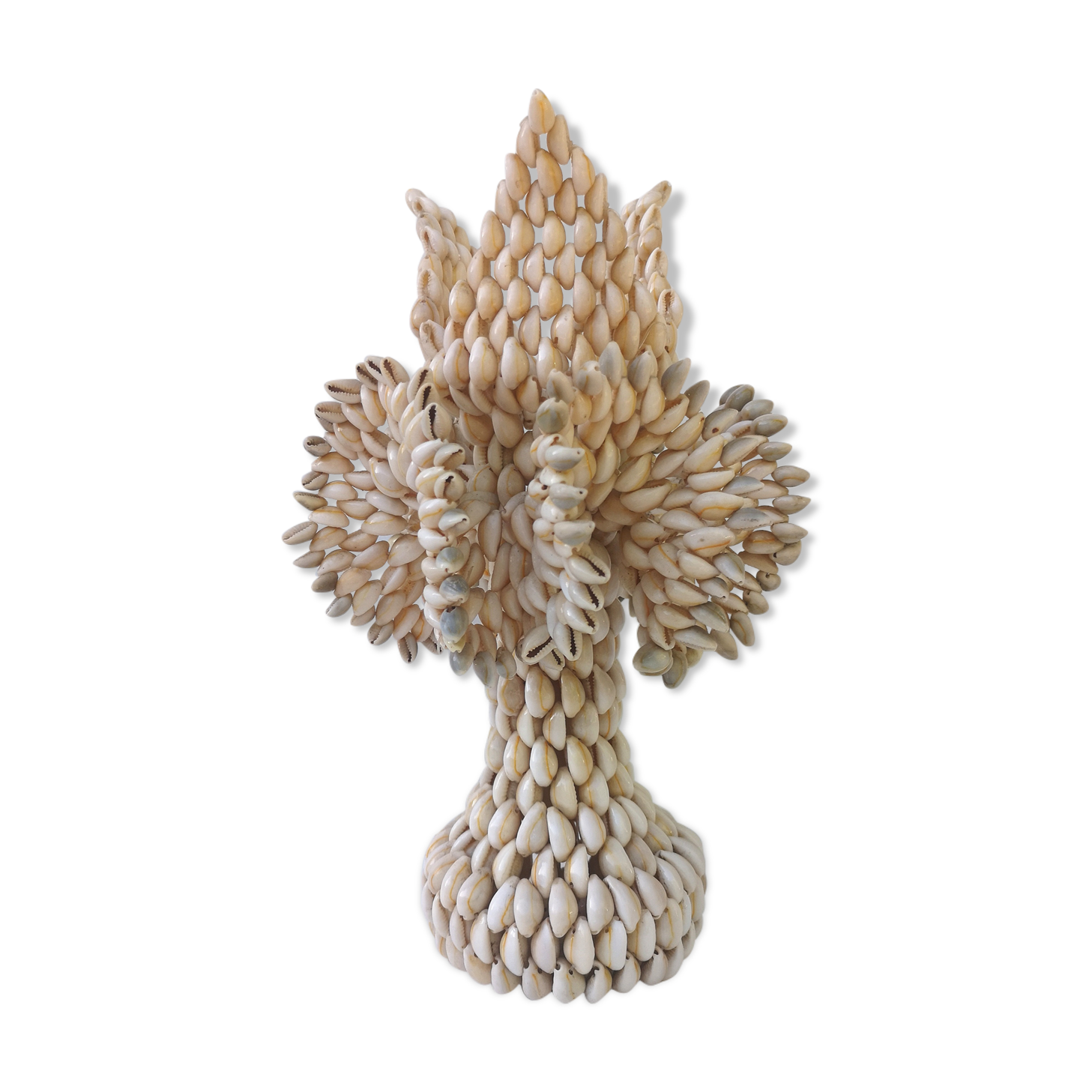 Vintage shell candle holder