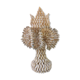 Vintage shell candle holder