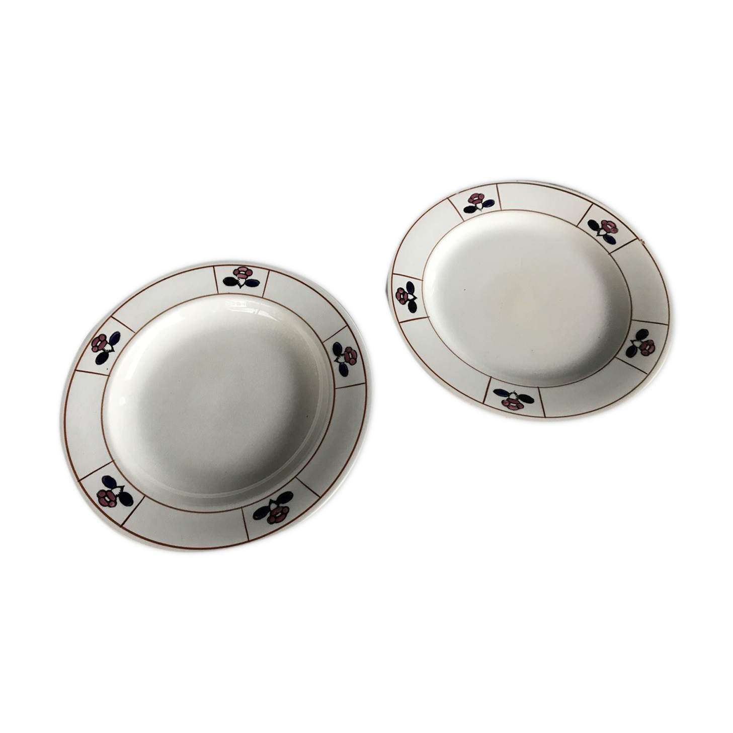 Duo flat and hollow plates, Iron Earth
