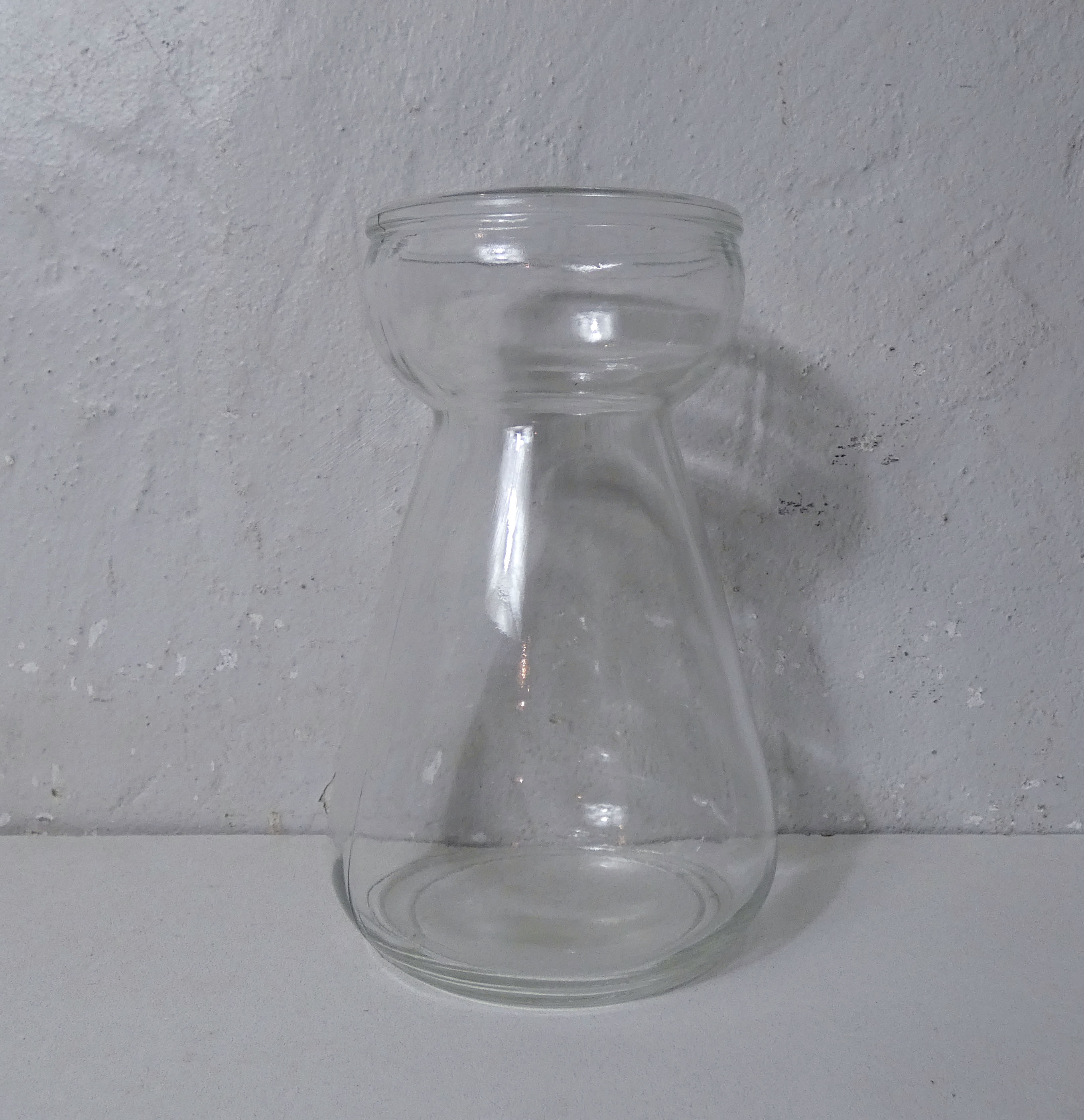 Vase à bulbe jacinthe en verre épais