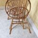 Fauteuil corbeille en rotin