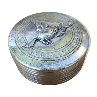 Art Deco silver metal jewelry box