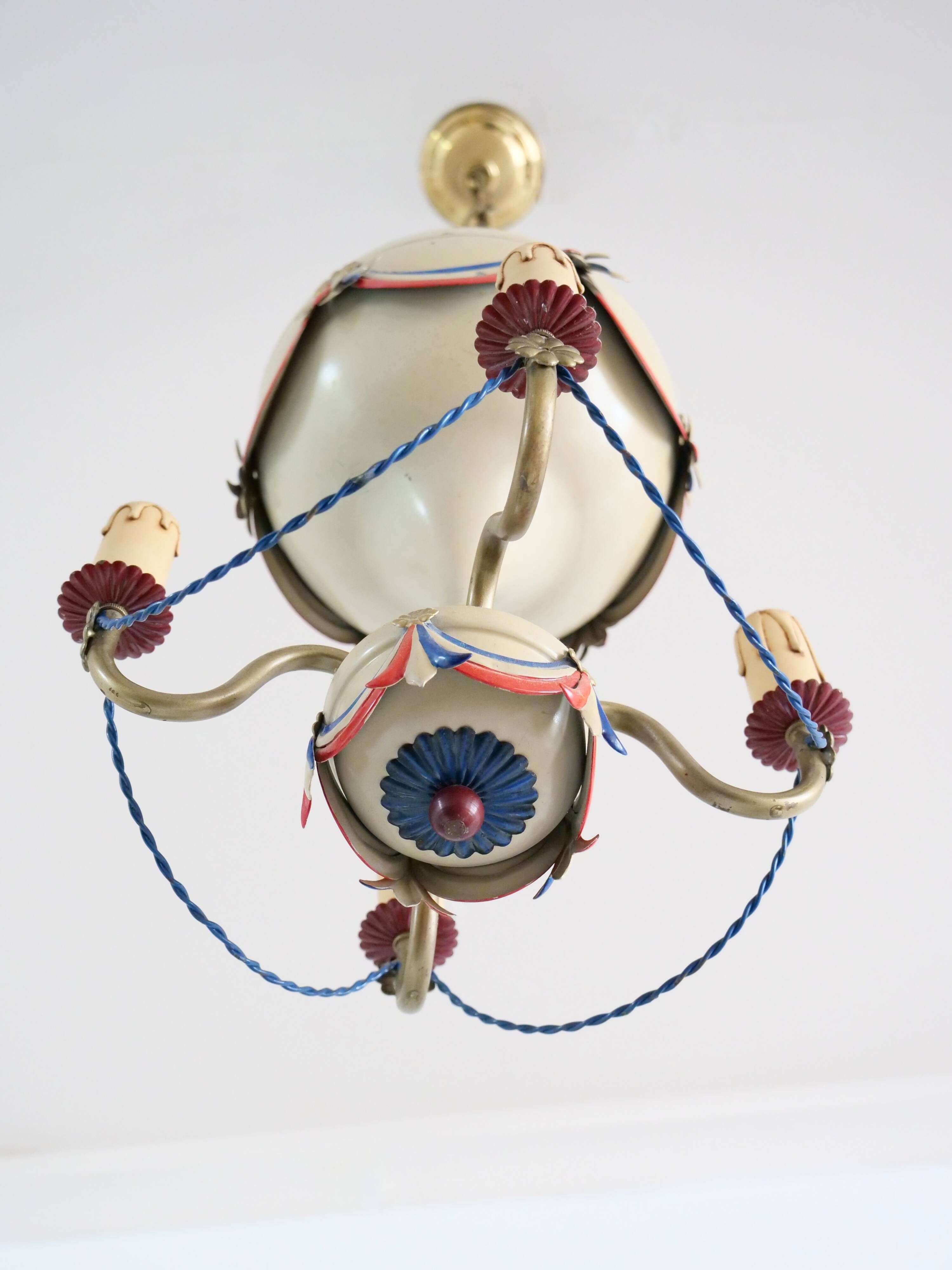 Lustre Montgolfière d'époque 50