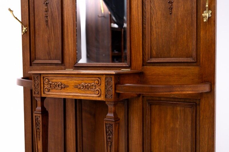 Hallway wardrobe, France, circa 1910.