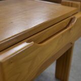 Pair of elm bedside tables for maison regain 1970s