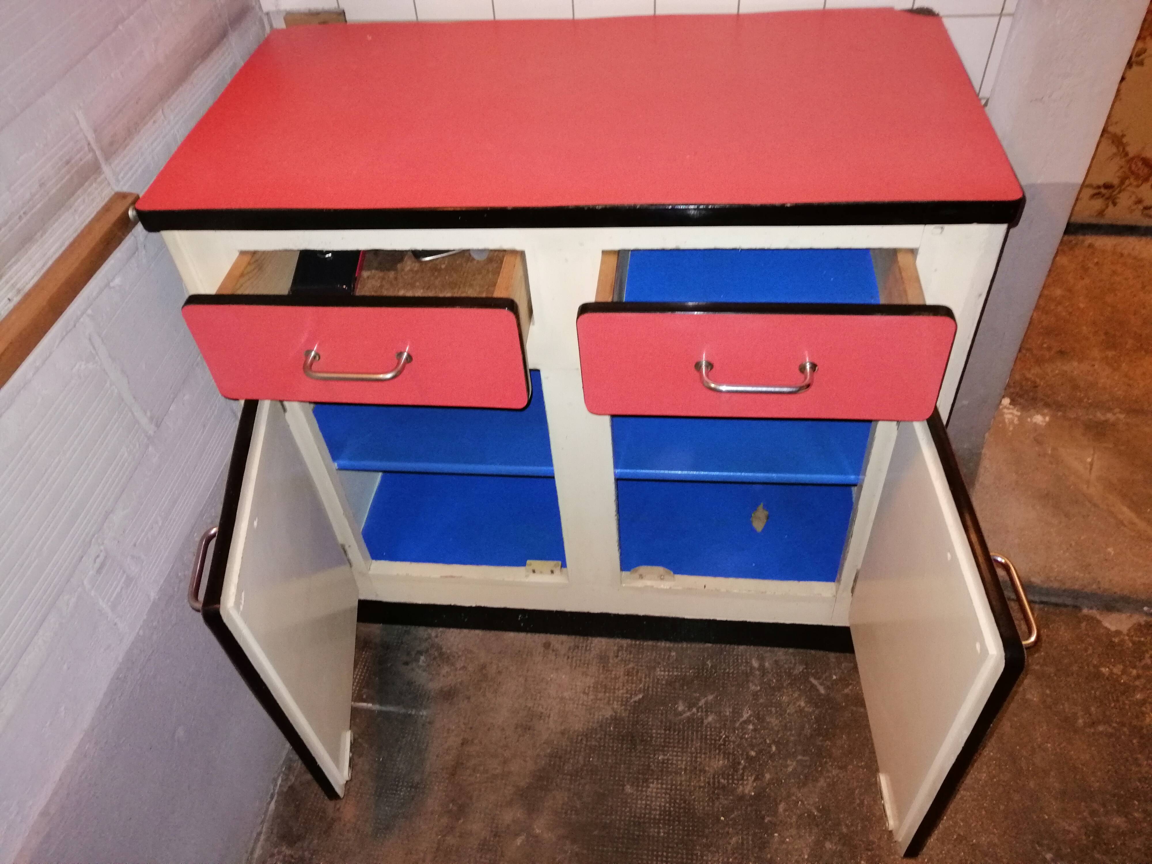 Buffet and work plan formica 1960