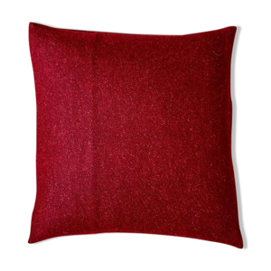 Coussin en laine rouge - 40 cm