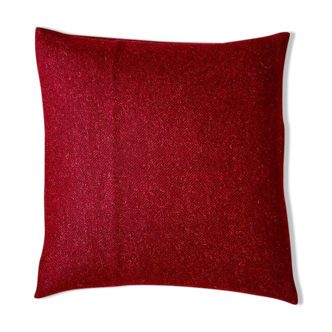 Coussin en laine rouge - 40 cm