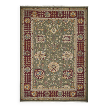 Turkish Handknotted Wool Oushak Rug 300 cm x 410 cm