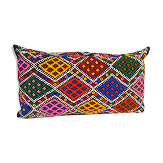 Coussin artisanat kilim 62c x 34 cm