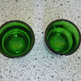 Lot of 2 green cockroaches design scandinage 80s